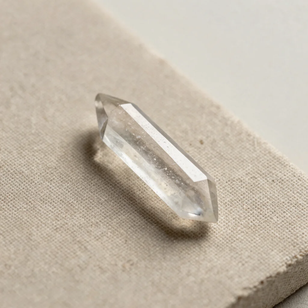 Raw Quartz Point Meditation Pendant